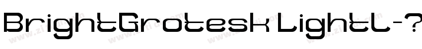BrightGrotesk Lightl字体转换